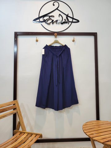 Streetwear Plazo (Navy blue)