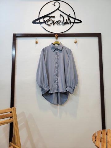 City top (Silver blue)