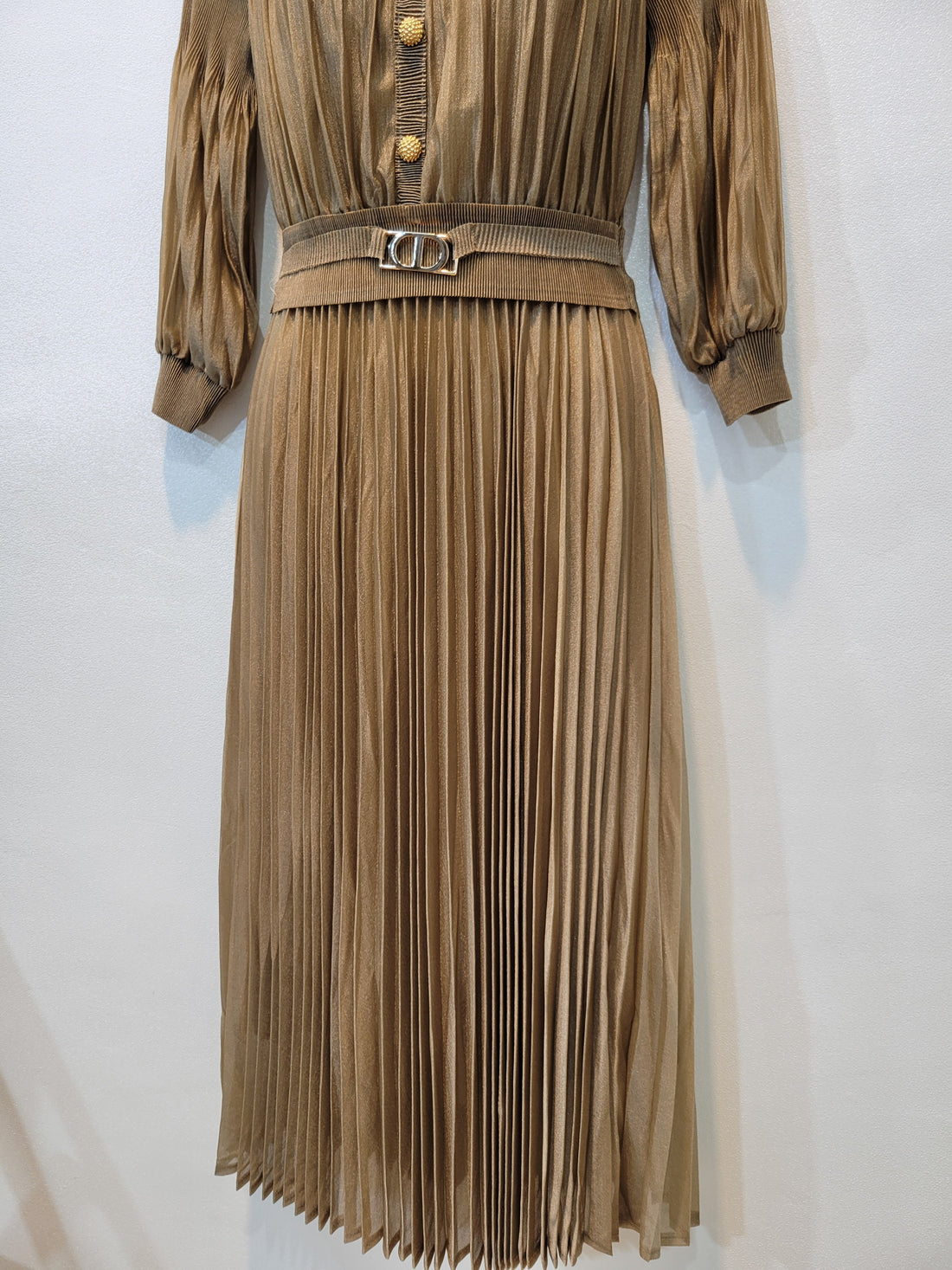 Korean Shine frock (Brown)