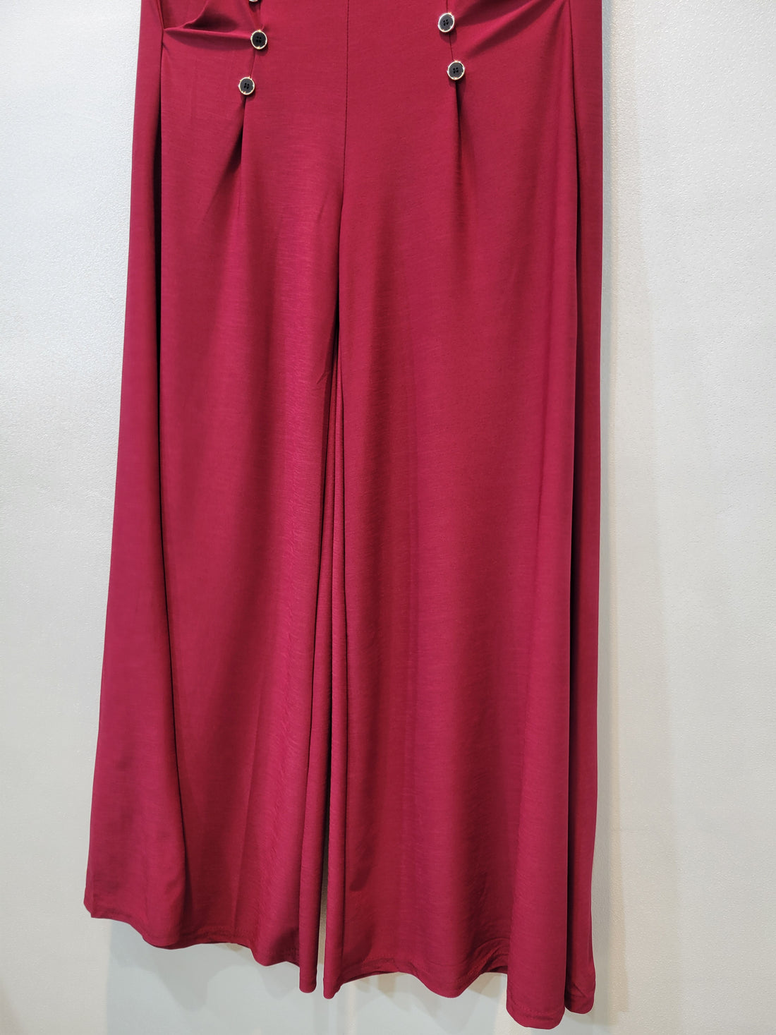 6 Button Jersey Flapper (Maroon)