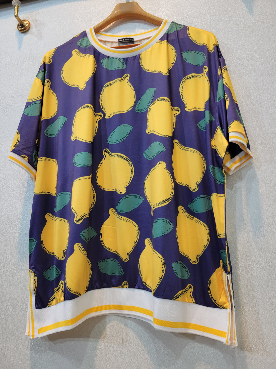 Dropped t (Lemon blue)