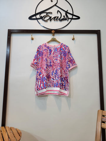 Dropped t (Pink Multi)