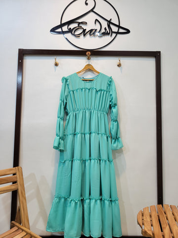 Four Frill Frock (Ferozi)