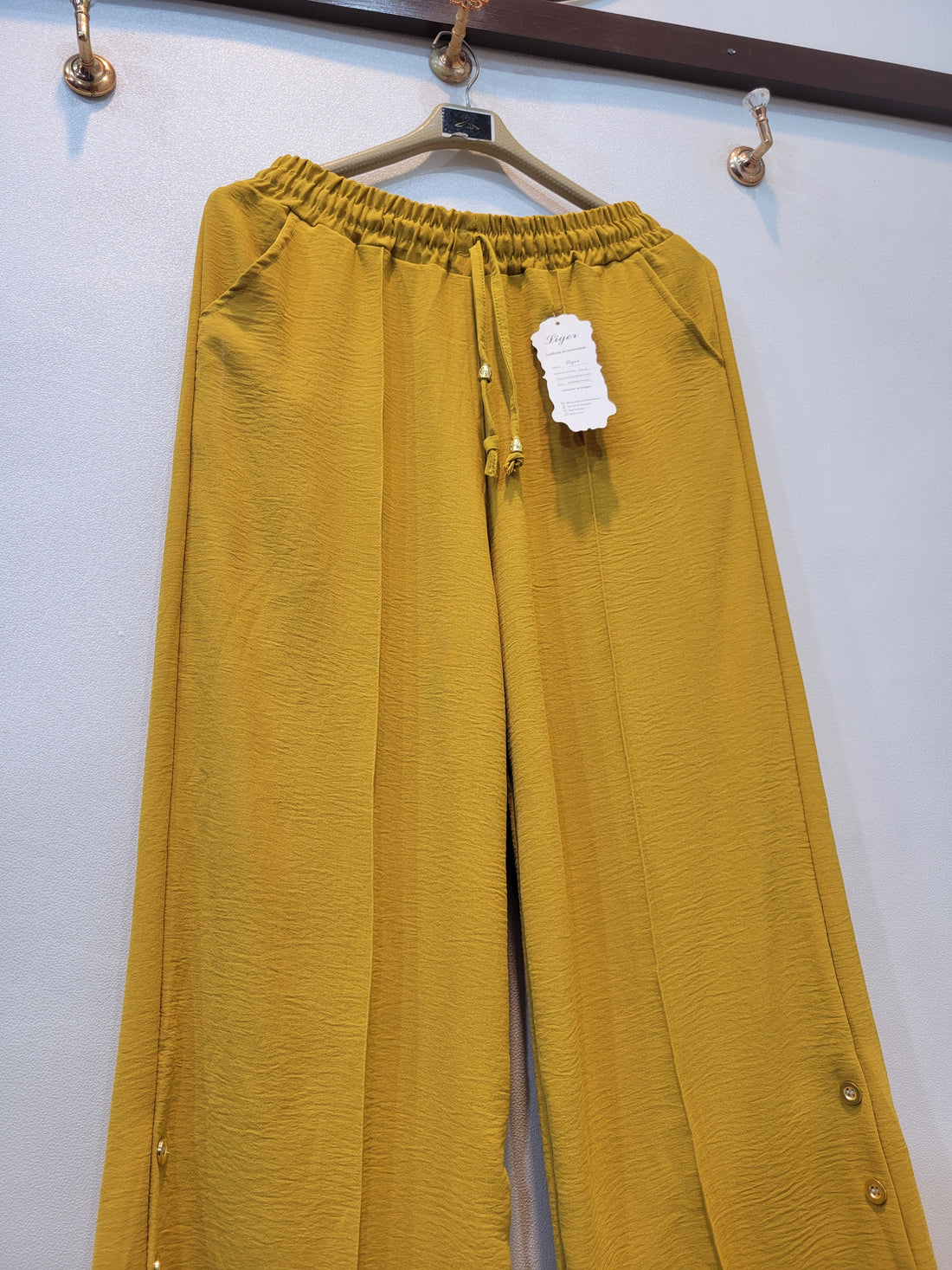 Gold Plazo (Mustard)