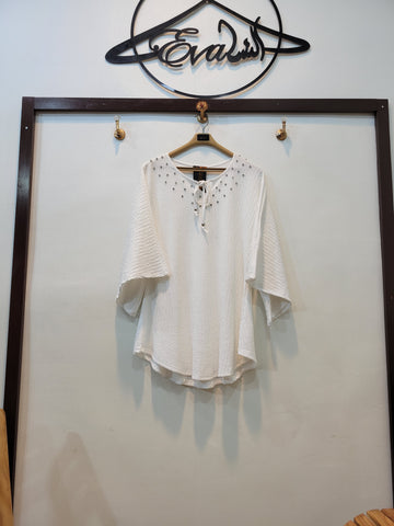 Night Falcon Top (White)