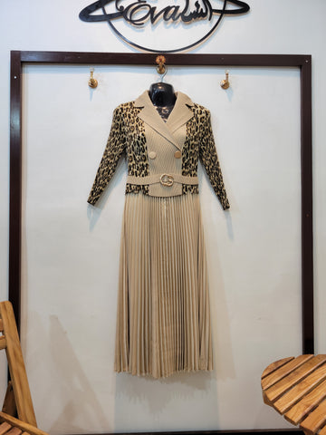 Korean Cheeta Frock (Skin)