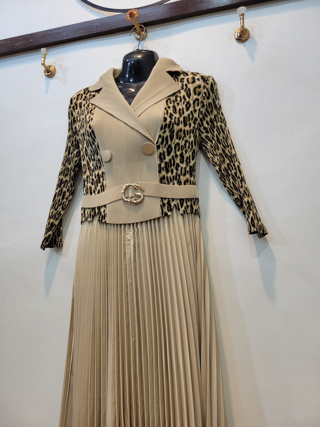 Korean Cheeta Frock (Skin)