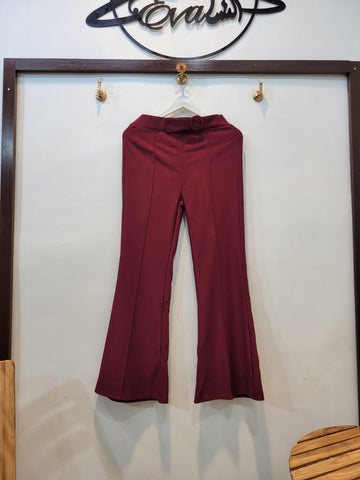 Grace Jersey pant (Maroon)