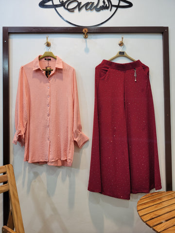 Kralice (Peach Maroon)