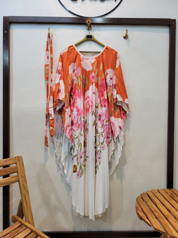 Morocco Flame Kaftaan (White)