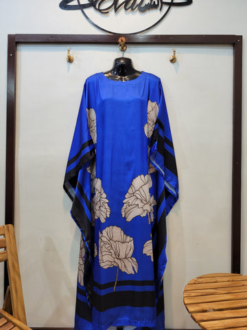 Silky Kaftaan (Blue)