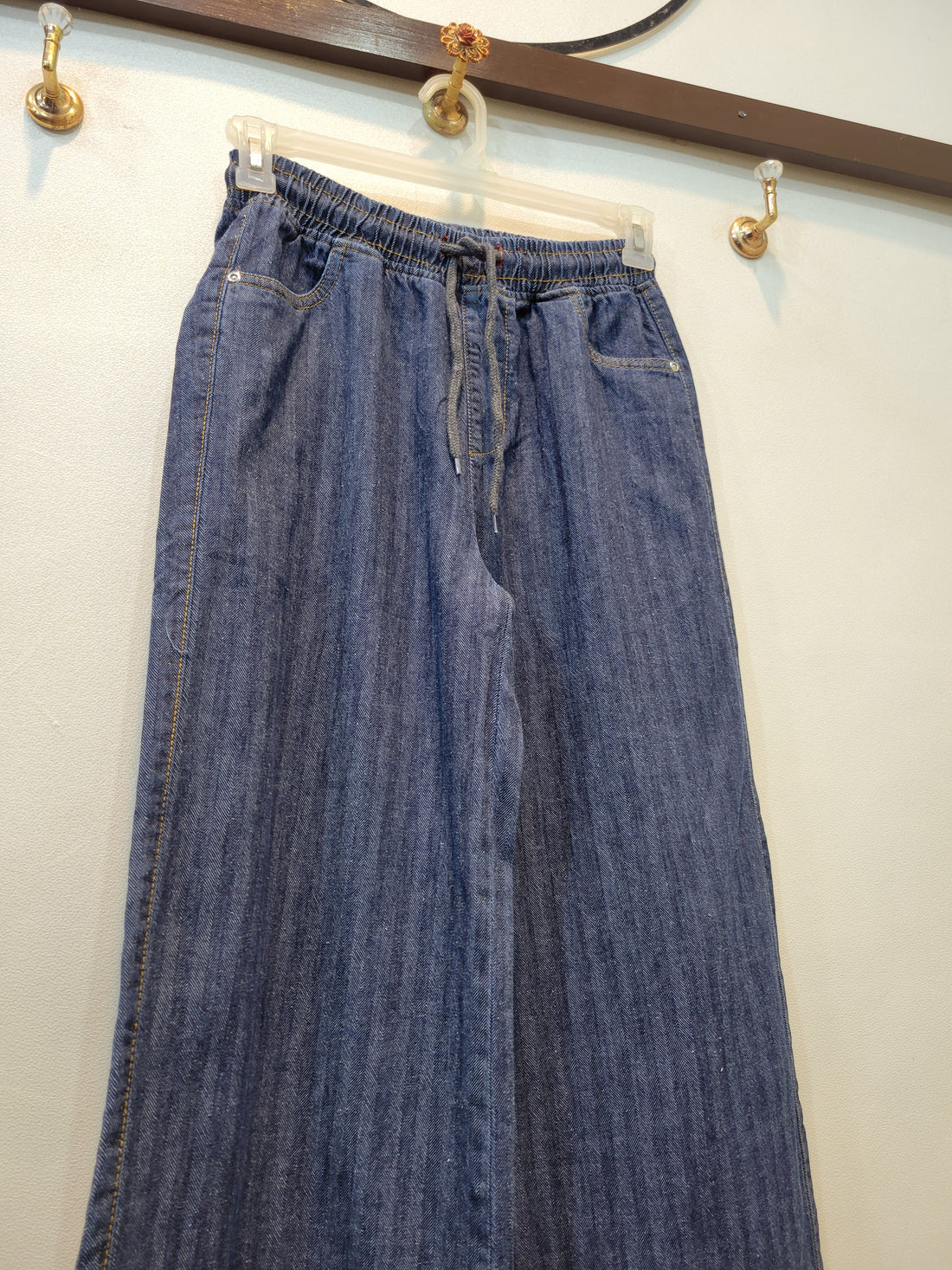 Self Denim Flapper (Dark blue)