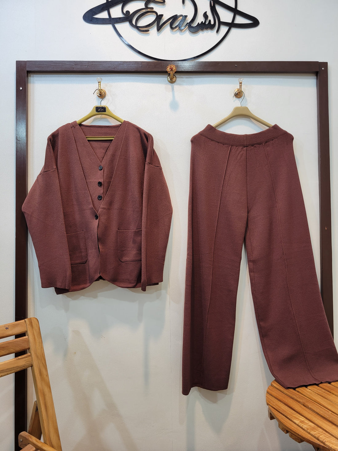 Trio Wool Coord (Brown)