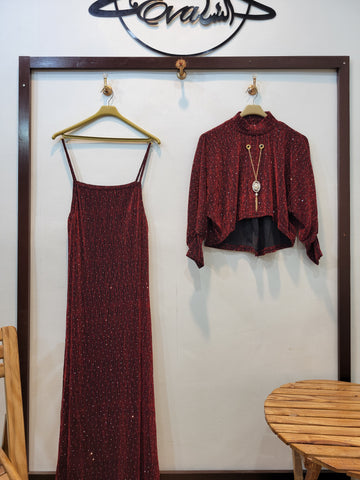 Diamond Maxi (Maroon)