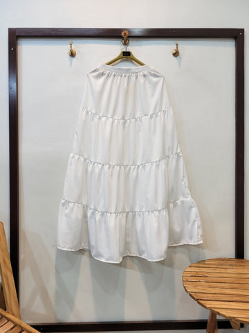 Pinterest Skirt (White)