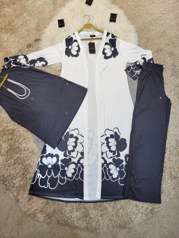 Stylish Shrug Coord (Grey)