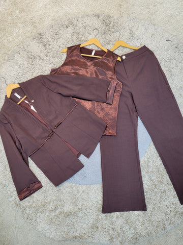 Stylish Coat Pant (Brown)
