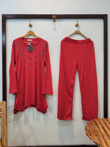 Show Stopper Coord Set (Red)