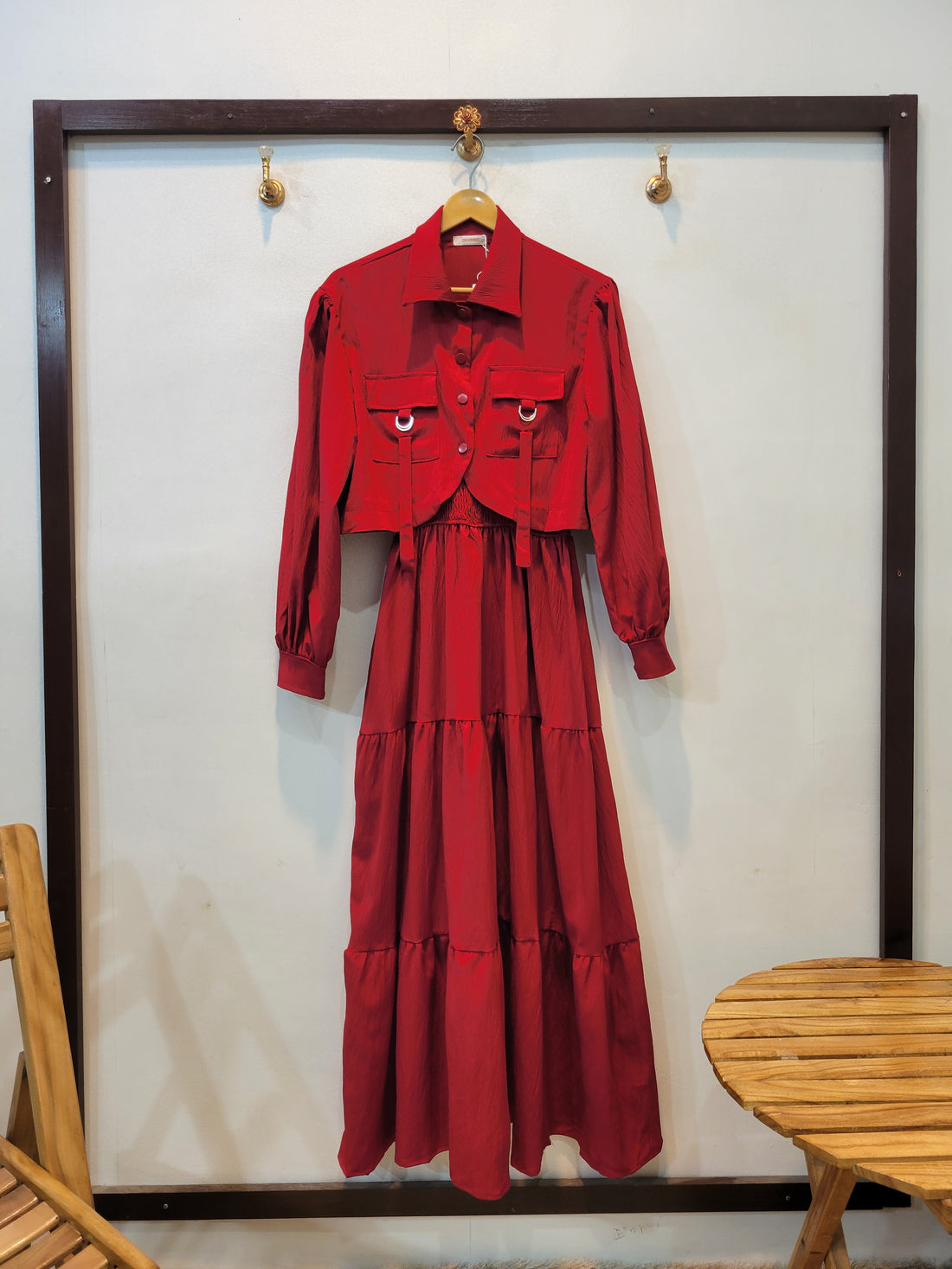Elegant Jacket Maxi vol 2 (Maroon)