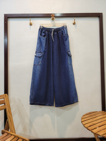 Blast Denim Cargo (Dark blue)