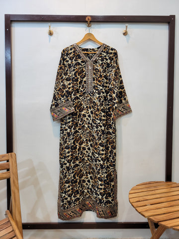 Cheetah Kaftaan