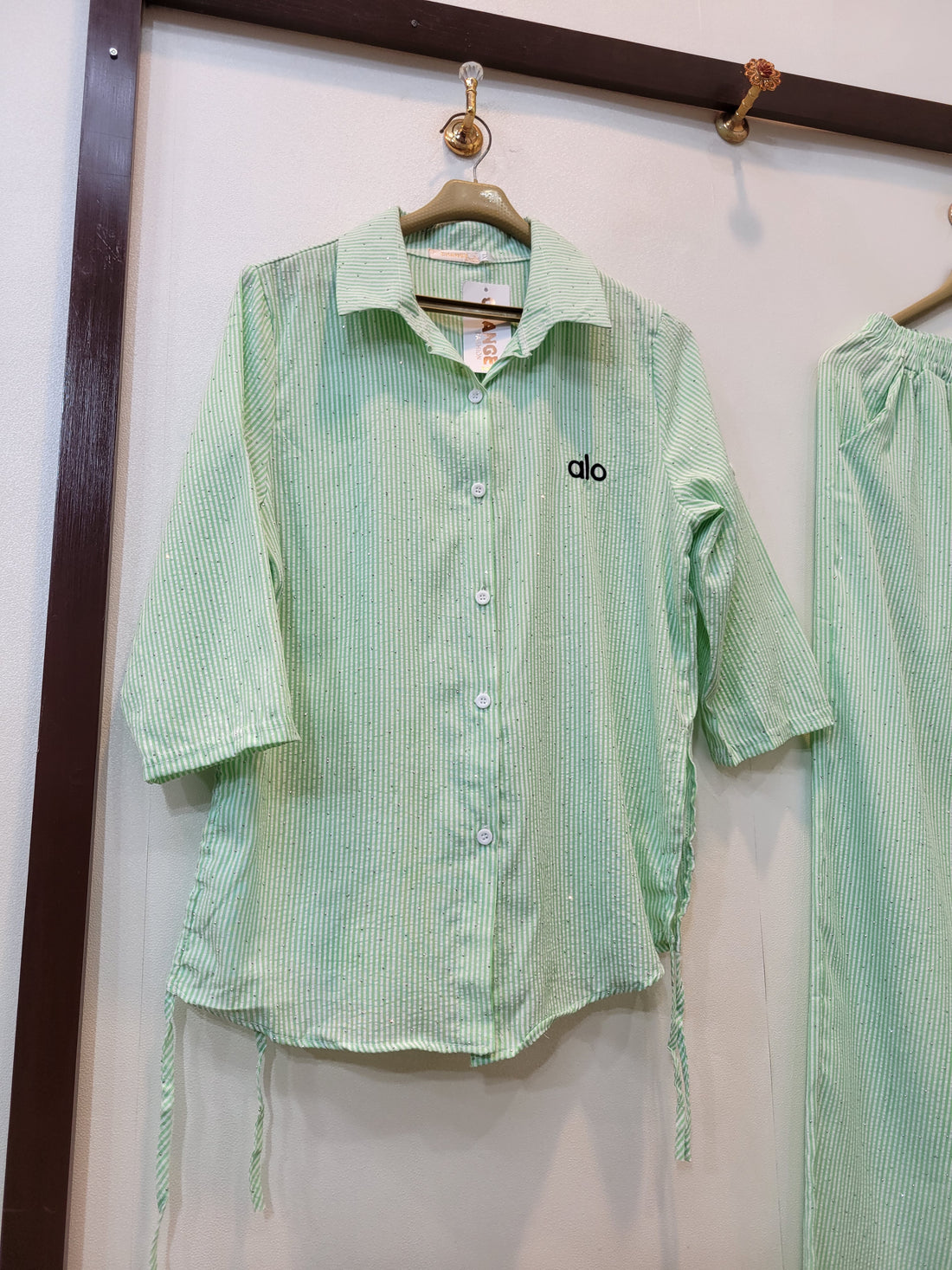 Summer Striped Coord (Green)
