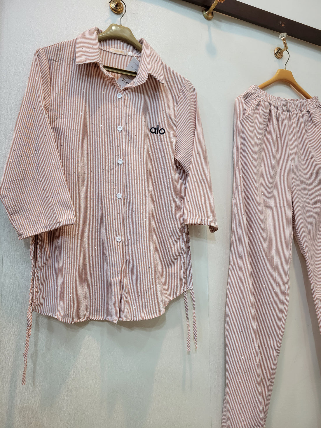 Summer Striped Coord (T-Pink)