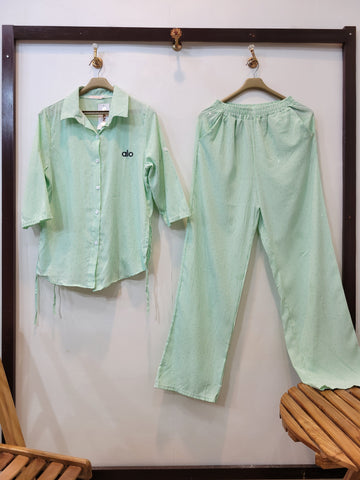Summer Striped Coord (Green)
