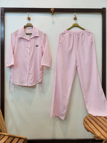 Summer Striped Coord (Pink)