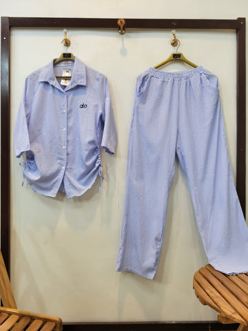 Summer Striped Coord (Blue)