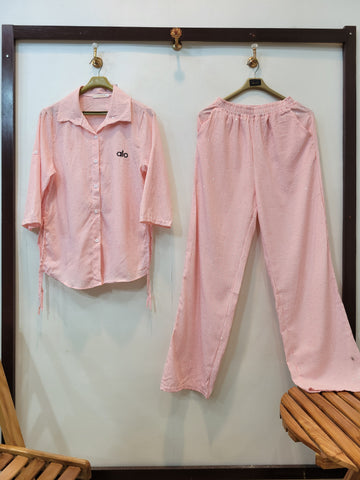Summer Striped Coord (Peach)
