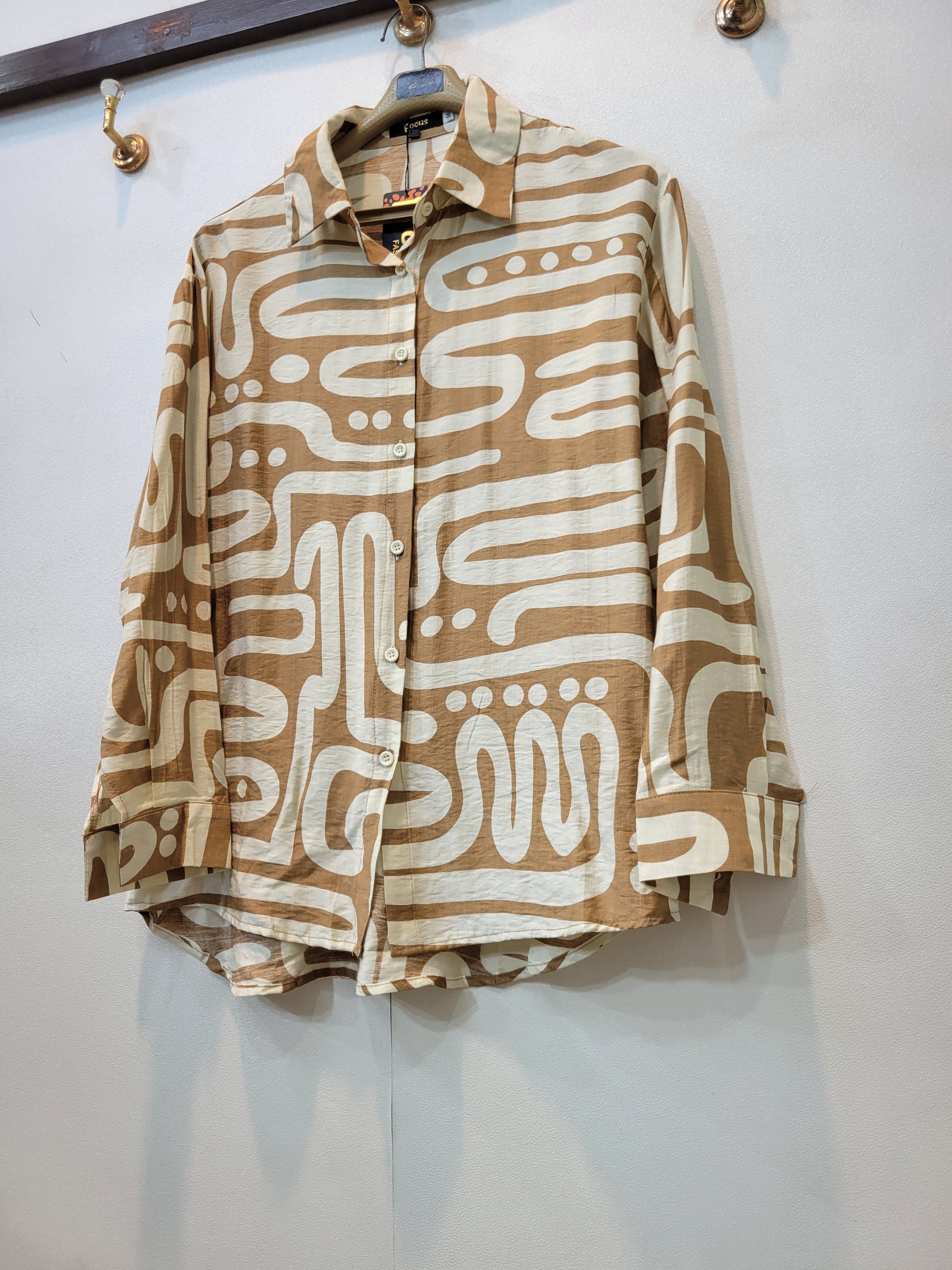 Trendy Brown Western Top for Girls in Pakistan - Eva Al Nisa