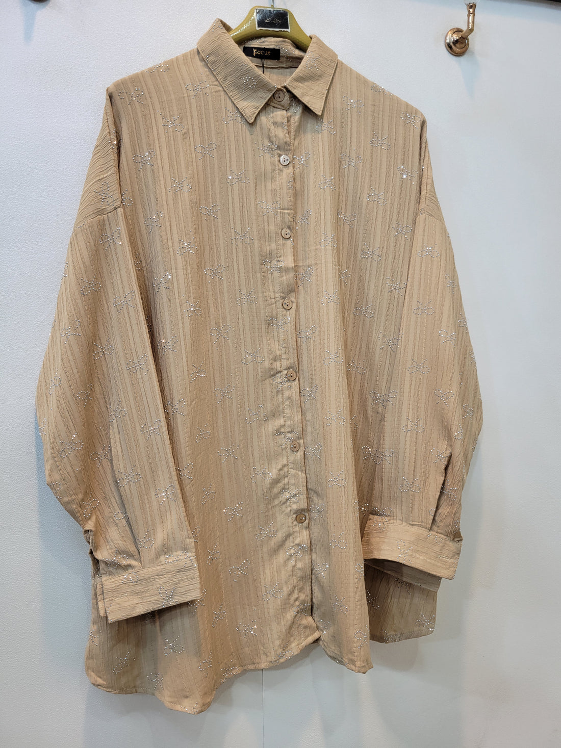 Bow 2.0 Button Down Top (Skin)