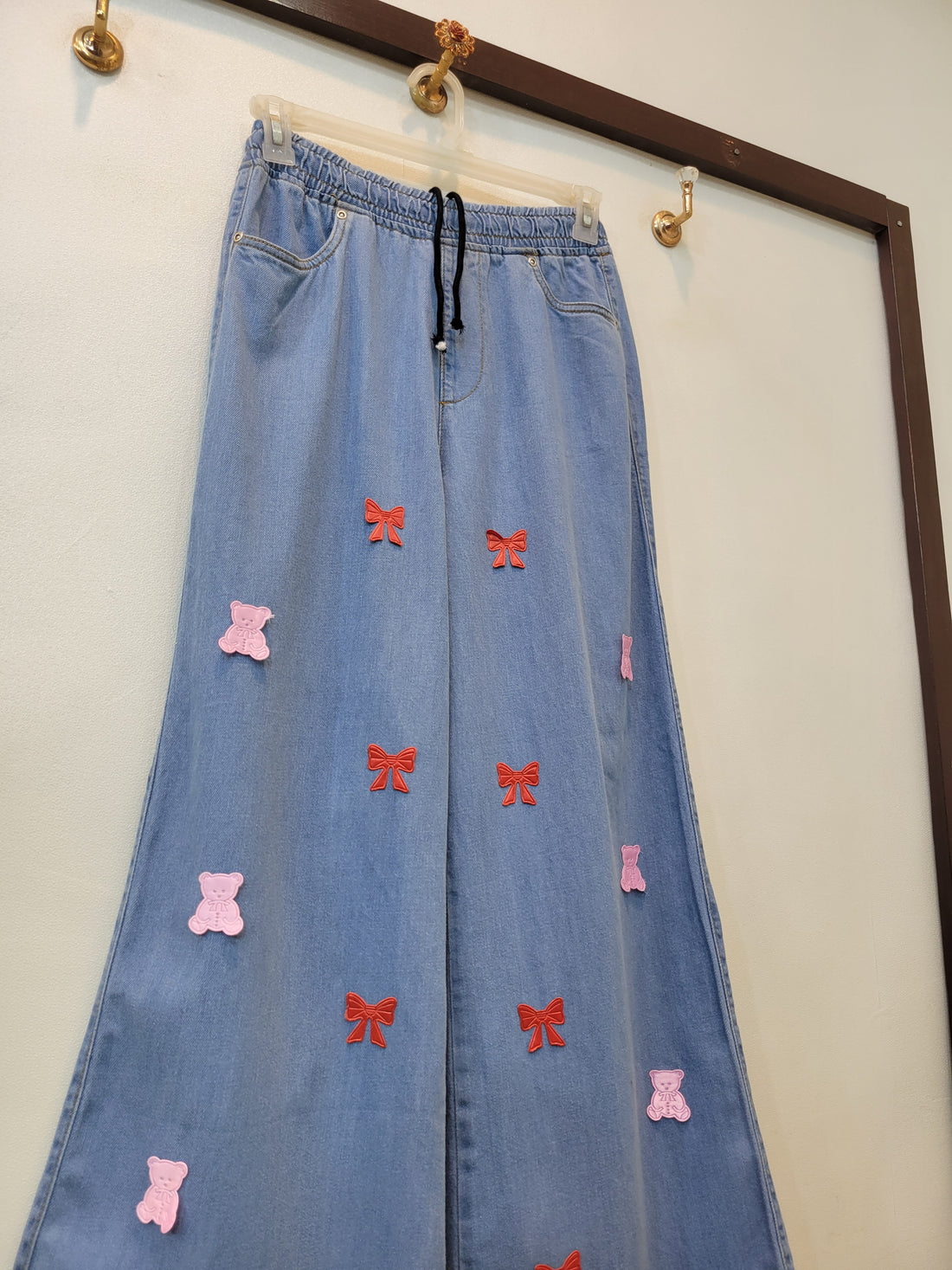 Soft Aesthetic Denim Flapper (Sky blue)