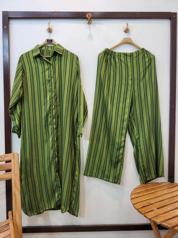 Lining Co-ord (Green)