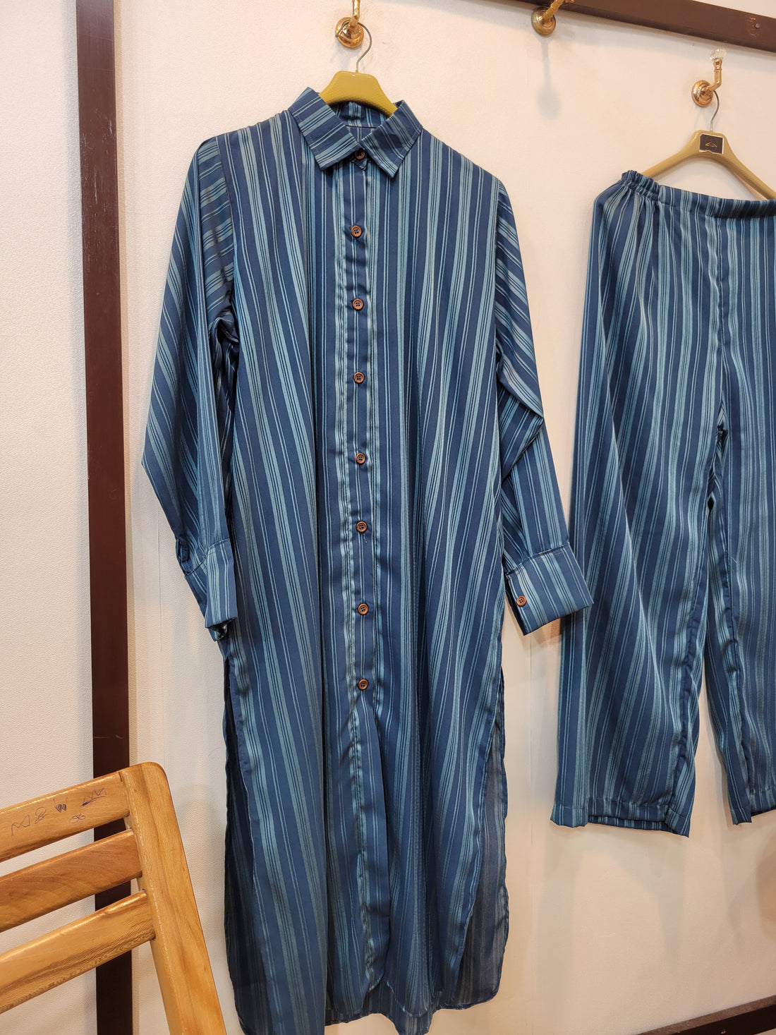 Lining Co-ord (Zinc Blue)