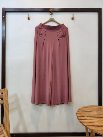 6 Button Jersey Flapper Stone (Pink)