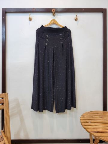 6 Button Jersey Flapper Stone (Navy Blue)