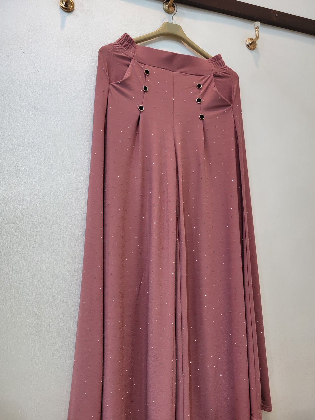6 Button Jersey Flapper Stone (Pink)