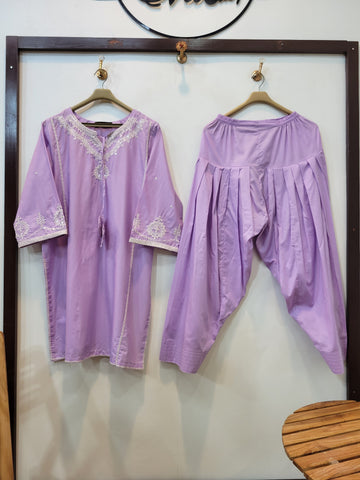Summer Cotton Lawn Emb 2pcs (Lilac)