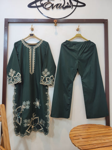 Long Cotton 2pcs (Green)