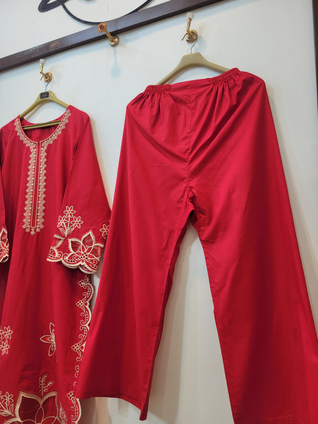 Long Cotton 2pcs (Red)
