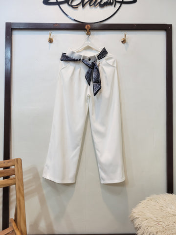 Korean Bandana Pant (White)