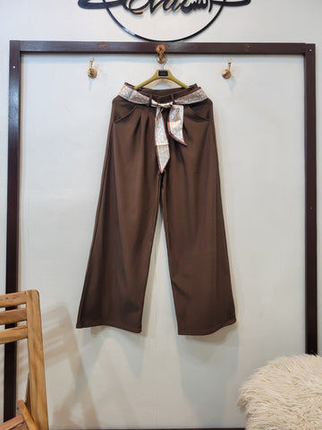 Korean Bandana Pant (Brown)