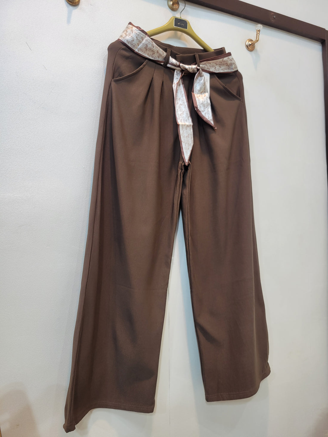 Korean Bandana Pant (Brown)