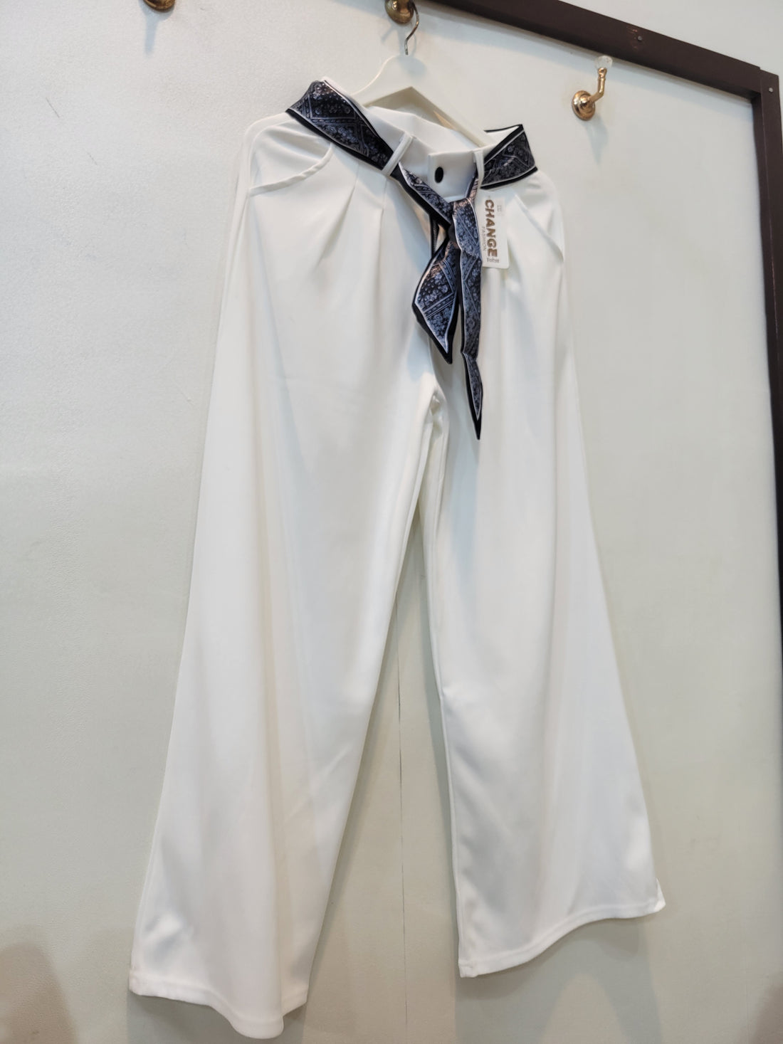 Korean Bandana Pant (White)