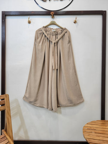 Streetwear Plazo (Beige)