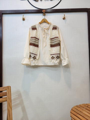 Crochet Top (Black) (Copy)