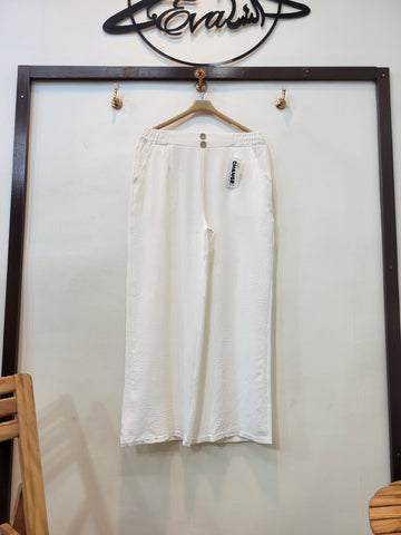 Two Button Trouser (White)