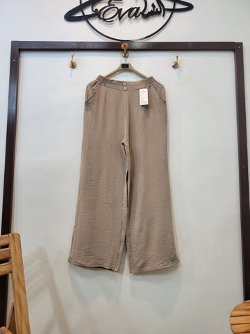 Two Button Trouser (Beige)